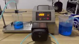Lead Fluid Ideal peristaltic pump for large flow liquid transfer and distribution WT300S