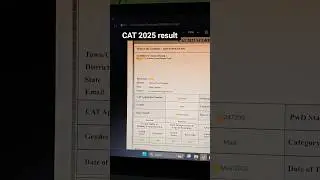 CAT 2025 RESULT UPDATE