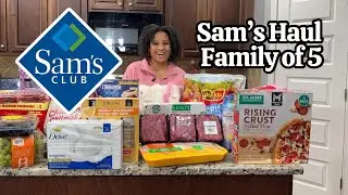 Sam&rsquo;s Club Grocery Haul for a Family of 5 | Real Life Mom Shopping