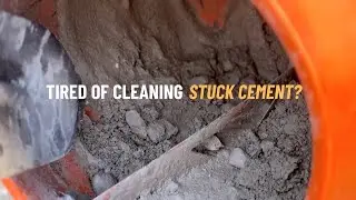 Tired of cleaning cement off your mixer drum?