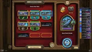 Hearthstone Embers of the world tree Space Leech Death Knight. Terrible plays
