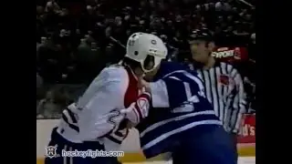 Wade Belak vs Randy McKay Jan 18, 2003