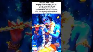 Subscribe for Krishna&rsquo;s blessings ✨💙 #krishna #spiritualhealing #shorts