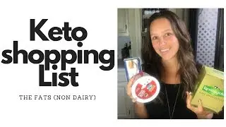 Keto Shopping List: Dairy Based Fats