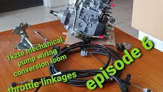 1kzte power build new parts are in throttle linkages/cable/wiring loom from HFM DIESEL PERFORMANCE