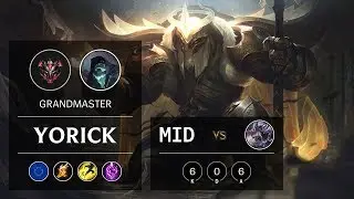 Yorick Mid vs Kassadin - EUW Grandmaster Patch 9.19
