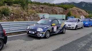 Grobnik when wet | close call compilation Clio sport oversteering