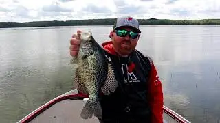 Spawning Crappies on the Tungsten Feather/Marabou Jigs
