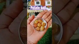 miniature potato ball#miniaturecooking #miniaturerecipes #
