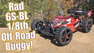 Rad Speed & Stunt Buggy! Team Corally Radix6 XP RTR ⅛ Off-Road Brushless Buggy Review | RC Driver