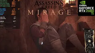 RTX 2080 Ti - Assassin's Creed Mirage (1080p /1440p /2160p /DLSS ON & OFF)