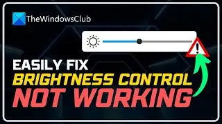 Windows brightness control not working or changes automatically