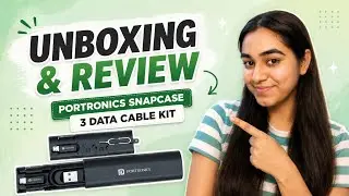 PORTRONICS Snapcase 3 Multifunctional Fast Charging Data Cable Kit Review | CRAZY STATION