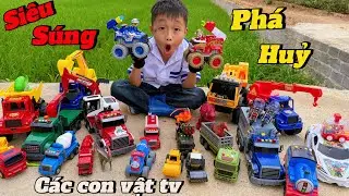 Em Tu bi đập hộp cực đỉnh xe ch&oacute; cứu hộ si&ecirc;u s&uacute;ng cuộc chiến kinh điển tấn c&ocirc;ng xe m&aacute;y x&uacute;c khổng lồ
