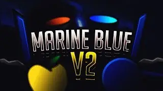 🔵Marine Blue V2 PvP/UHC Texture Pack Release! 🔥