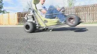 Shopping Go Kart Does Wheelies?!