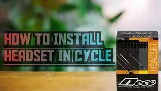 How to install neco headset in cycle.how to install.#mtb @HARSHIT_MTB