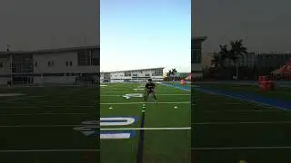 IMG Academy WR working the Rocker Step Drill w/ Route Surgeon #football #shorts #florida