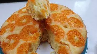 Mandarinenkuchen in 10 Minuten mit Backzeit! Ein schnelles Kuchenrezept zum Kaffee!