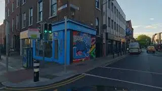Driving Around Dublin City Center | Early Morning Serenity