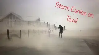 Eugine storm on the island of Texel (the Netherlands)