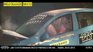 MERBENIT SK212 Car Crash Test Side Thatcham FMVSS