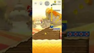 Super Mario Run 5-2 Pokey Vaulting Black Coins