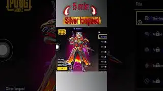 😱  Get &ldquo;silver tongued&rdquo; title in just 5 min! #pubg #pubgmobile #silver_tongued #pubgtitle