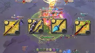 Combo lanza garza y arco largo, da&ntilde;o insano causando el terror en ThetFord portal (Albion Online)