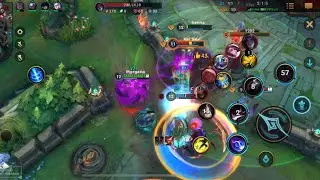 Morgana vs Zed - Mid lane - Master rank- wildrift -Lmht Tốc Chiến.