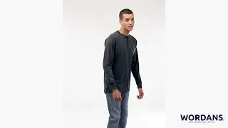 J. America 8244 - Vintage Brushed Jersey Henley