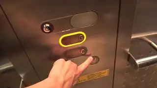 Mitsubishi Hydraulic Elevator at Tsuen Wan West MTR Subway Station in Hong Kong