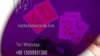 Luminous Ink Glasses for Marked Cheating Casino Poker Cards to Read Invisible Markings