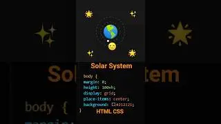 Space orbit animation using html css and Javascript #html #css #javascript