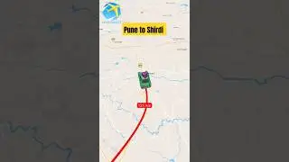 Way to Shirdi #shorts #travel #viral_video #map
