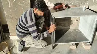 granite wash basin making || black granite wash basin install