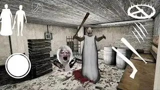 PLAYING AS GRANNY HORROR GAME FULL GAMEPLAY ll SPIDER SAVER SECRET ESCAPE GRANNY GRANDPA EVIL 