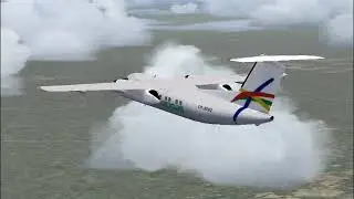 Amaszonas Bombardier Dash8-200 flight to VVI (FS2004)