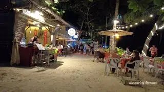 Alona Beach Night Walk,Panglao Bohol - Philippines 🇵🇭