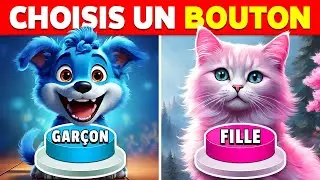 Choisis un BOUTON...! 🤩 FILLE ou GARÇON...? 🔵🔴