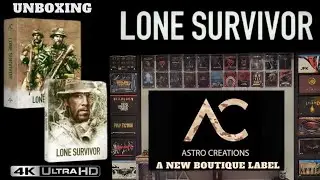 Lone Survivor Astro Creations 4k Ultra HD Bluray Collector's Edition Unboxing.