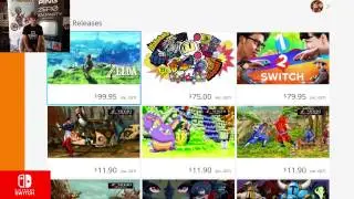 Nintendo Switch eShop NZ/AU 17 Games available !
