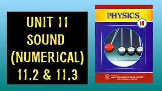 Class 10 Physics Chapter 11 Numericals || 10th Physics Chapter 11 Sound Numerical 11.2 & 11.3