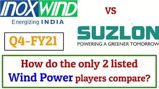 #InoxWind vs #Suzlon || Q4FY21 || Progress, Results & Valuation || Comparison Series