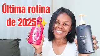 ✨TRATAMENTO DE SALÃO EM CASA COM TSUBAKI/ última rotina de 2025 🙌😊
