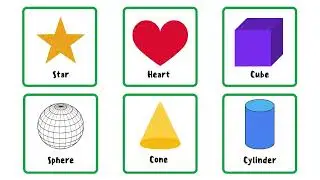 kids learn new vocabulary - Shape