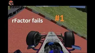 rFactor fails and funny moments compilation #1