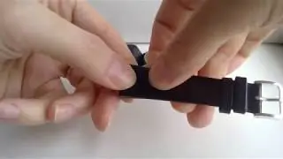Hirsch open ended strap for military watches with fixed bars and my modification.