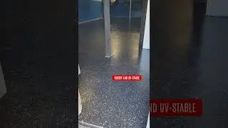 Industrial Area Transformed With Commercial Epoxy Flake System