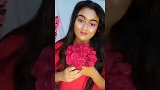 Rosy Glow Makeup Look/ #shorts #glowylook||style with sanchari||